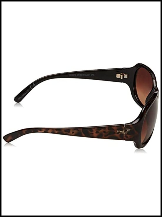 Nine West Women\'s Oval Sunglasses with Brown Gradient Lenses main image 5